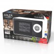 Ceramic fan heater with LCD Adler