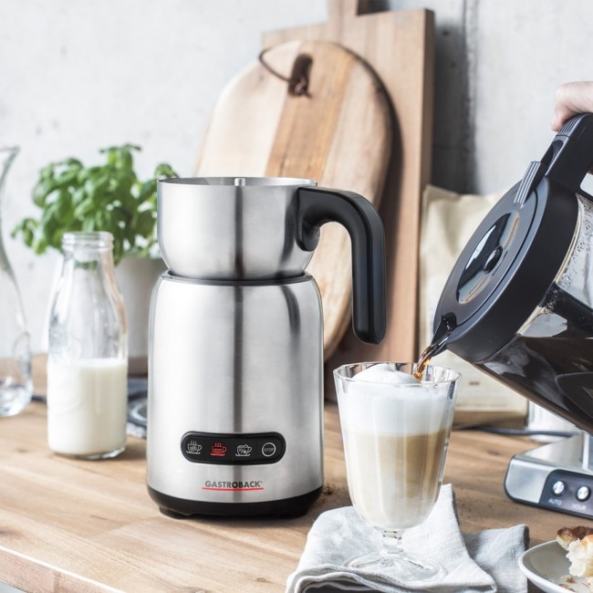 Gastroback Design Milk & Chocolate Advanced Automatic milk frother/warmer Stainless steel