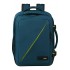American Tourister Take2cabin S/M backpack Casual backpack Blue Recycled polyethylene terephthalate (rPET)