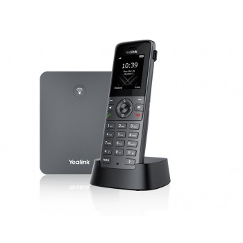 Yealink W73P Bezprzewodowy Telefon IP Mobilny Szary 1,8 Calowy Wy wietlacz 100 Pozycji Ksią ki Telefonicznej