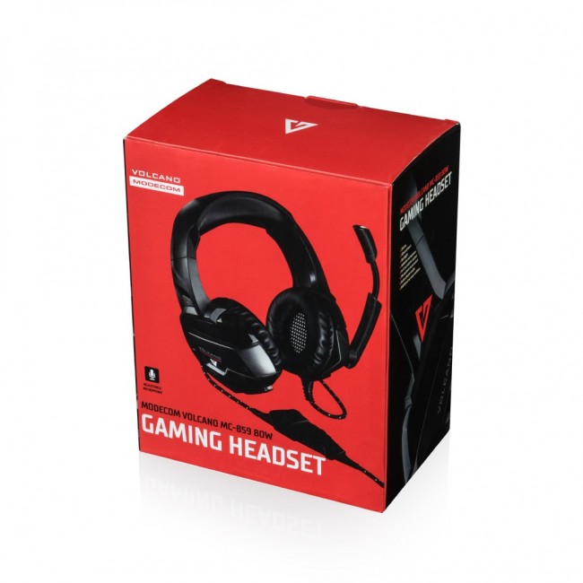 Modecom Volcano MC-859 BOW Headset Wired Head-band Gaming Black