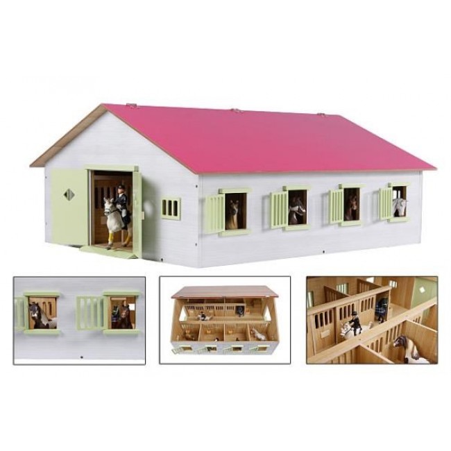 A wooden stable. 7-box 72.5x60x37.5cm 610189 44941
