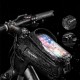 Rockbros B68 Bike frame bag Phone pocket 1.7l Black Rockbros B68 Bike frame bag Phone pocket 1.7l Black