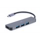 Gembird A-CM-COMBO2-01 USB Type-C 2-in-1 multi-port adapter (Hub + HDMI) Gembird A-CM-COMBO2-01 USB Type-C 2-in-1 multi-port adapter (Hub + HDMI)