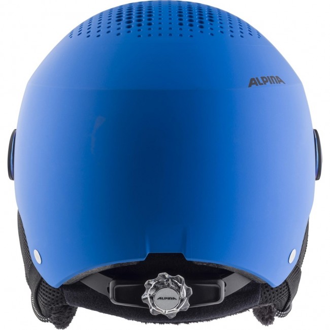 WINTER HELMET ALPINA ZUPO VISOR Q-LITE BLUE MATT 51-55 WINTER HELMET ALPINA ZUPO VISOR Q-LITE BLUE MATT 51-55