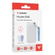 Verbatim Pocket SSD USB 3.2 Gen 2 2TB White/Light Blue incl. two rubber sleeves