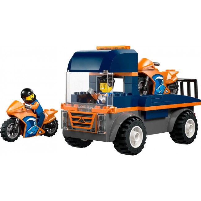 LEGO CITY 60491 Motorcycle Transporter