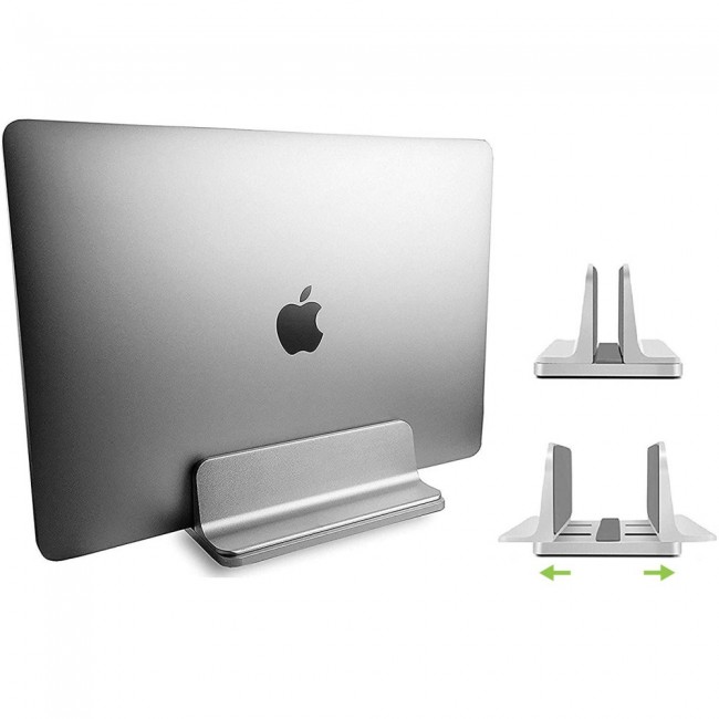 Techly Vertical Aluminum Notebook Stand Techly Vertical Aluminum Notebook Stand