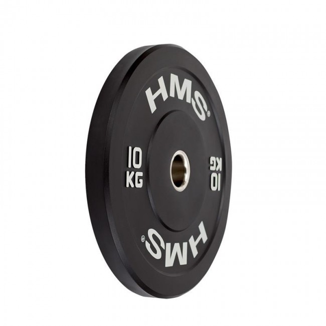 HMS Fitness BBR10 1 pc(s) Olympic Rubber-coated weight disc HMS Fitness BBR10 1 pc(s) Olympic Rubber-coated weight disc