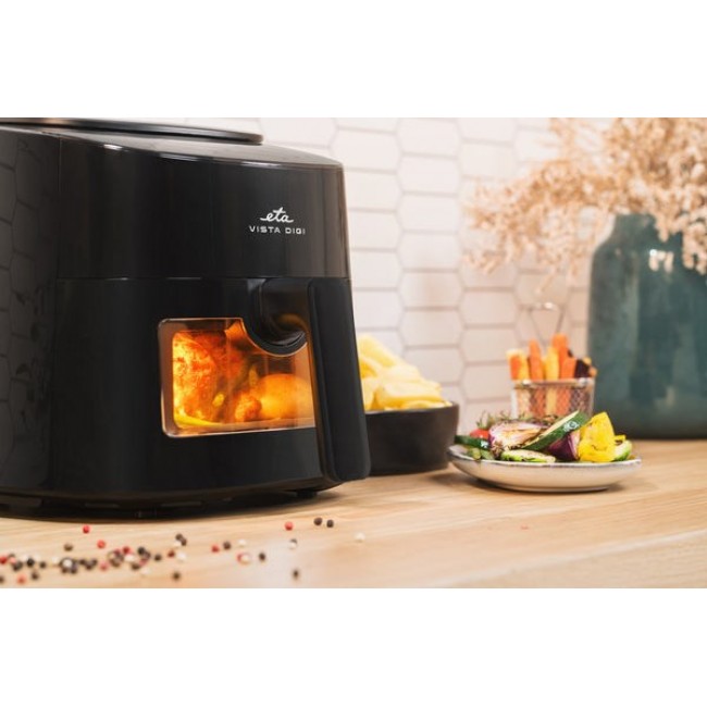 Eta Vista Digi Single 4.3 L Stand-alone 1300 W Hot air fryer Black