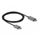 DeLOCK Active DisplayPort 1.4 to HDMI Cable 4K 60 Hz (HDR) 2 m
