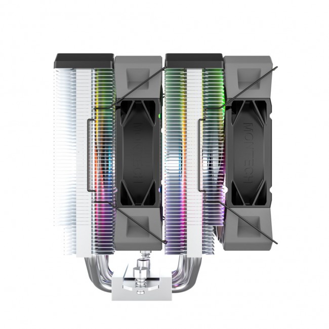 Montech NX600 ARGB Processor Air cooler 12 cm Black 1 pc(s) Montech NX600 ARGB Processor Air cooler 12 cm Black 1 pc(s)