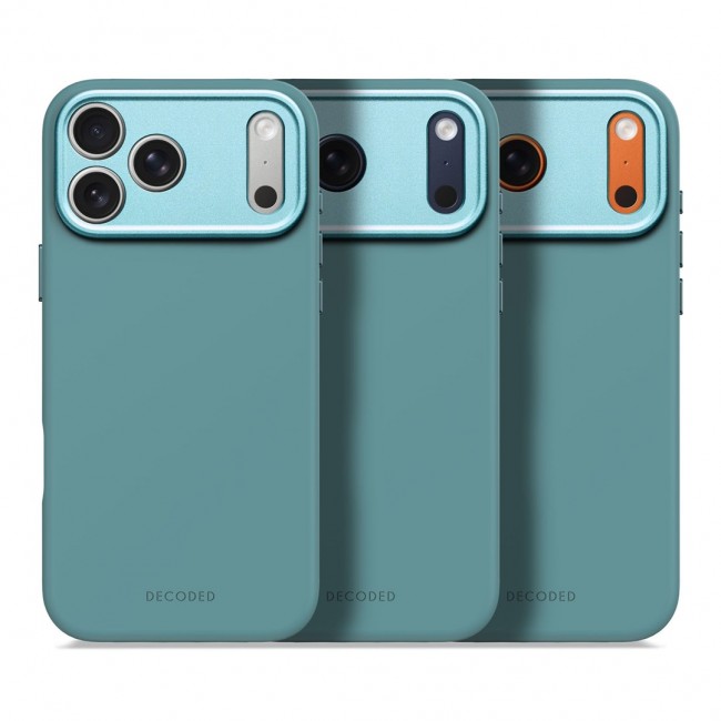 Decoded Silicone Backcover Apple iPhone 17 Pro Max Retro Blue mobile phone case 17.5 cm (6.9
