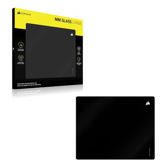 Corsair MM Glass Large Gaming mouse pad Black