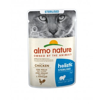 ALMO NATURE Holistic Sterilised with Chicken - wet cat food - 70g