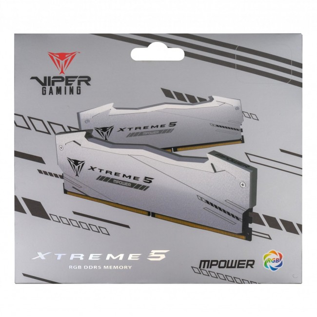 Patriot Memory Viper Xtreme 5 RGB memory module 32 GB 2 x 16 GB DDR5 ECC Patriot Memory Viper Xtreme 5 RGB memory module 32 GB 2 x 16 GB DDR5 ECC