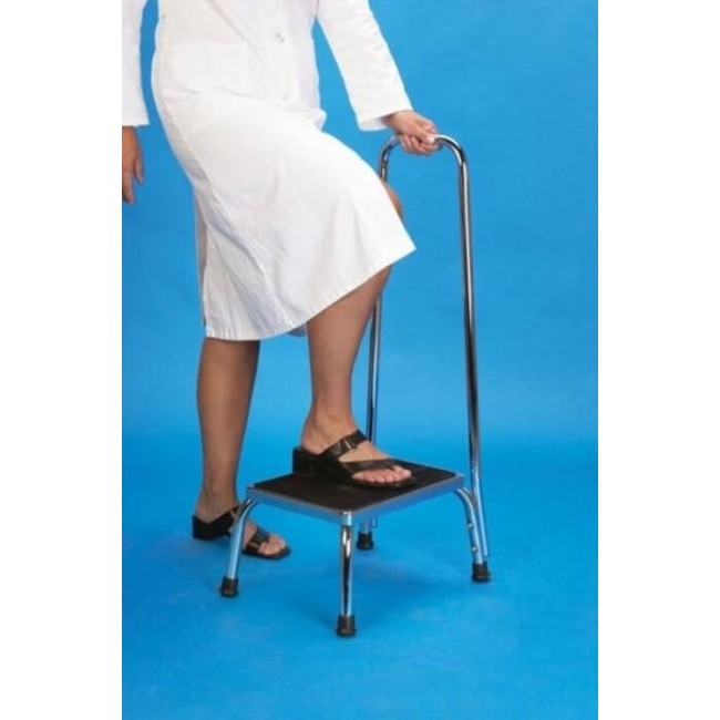 Step with handrail - bath step Step with handrail - bath step