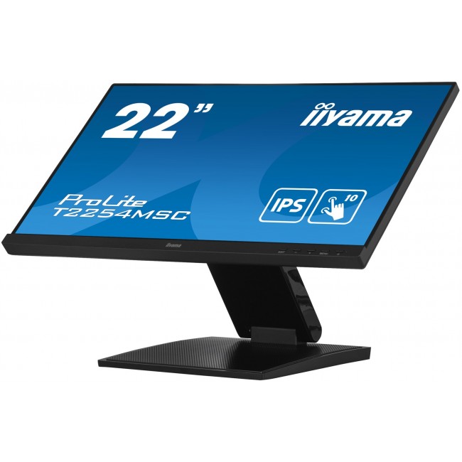 iiyama ProLite 21.5 P-CAP 10pt touch screen featuring IPS panel technology and Anti Glare coating