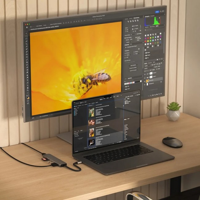 Satechi 7-in-1 USB-C Adapter with Ethernet Satechi 7-in-1 USB-C Adapter with Ethernet