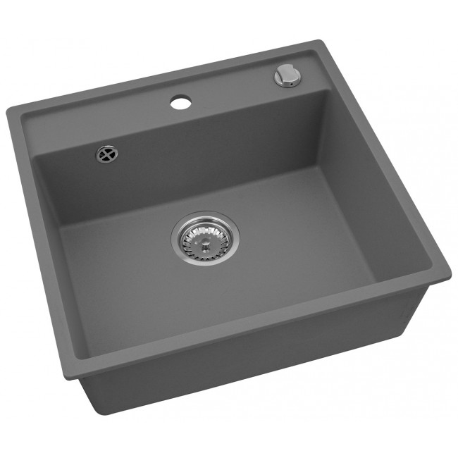 The sink PYRAMIS CAMEA 53x50 1B gray concrete
