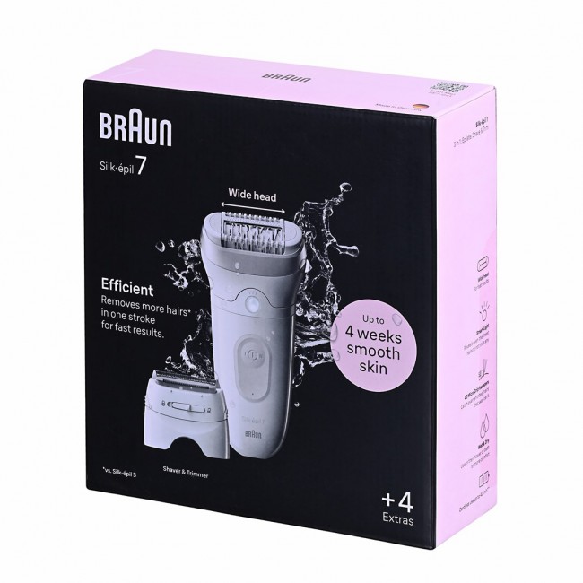 Braun Silk- pil 7 7-041 Grey, White