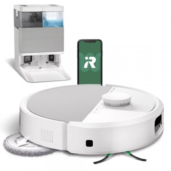 iRobot Roomba Plus 505 Combo Robot + AutoWash Dock White