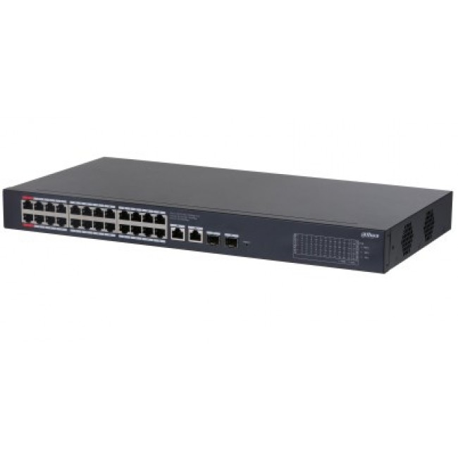 Dahua Technology CS4228-24GT-375 Managed L2 Gigabit Ethernet (10/100/1000) Power over Ethernet (PoE) Black Dahua Technology CS4228-24GT-375 Managed L2 Gigabit Ethernet (10/100/1000) Power over Ethernet (PoE) Black