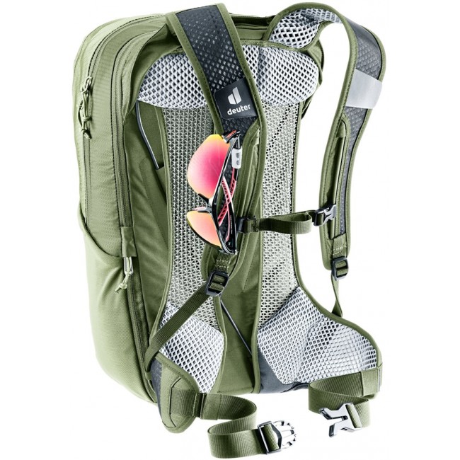 Bicycle backpack - Deuter Race Air 14+3 (Mineral/Grove)