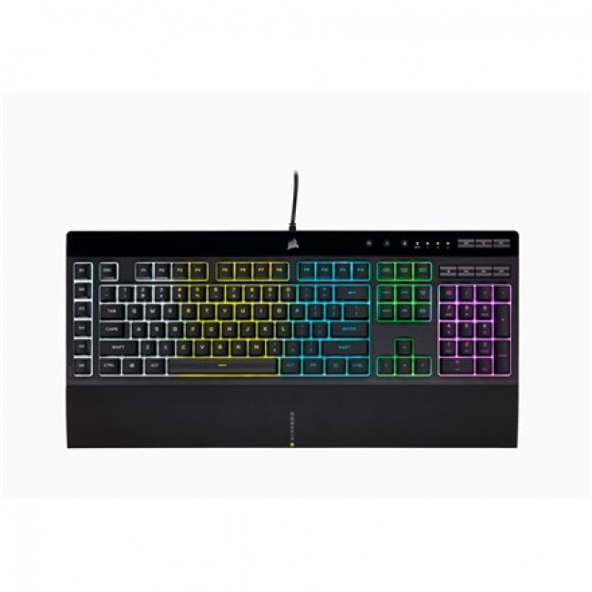 Corsair K55 RGB PRO keyboard Gaming USB QWERTY US English Black Corsair K55 RGB PRO keyboard Gaming USB QWERTY US English Black
