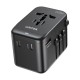 Power charger - Unitek 65W Universal Travel Adapter (P1122ABK01) | 1xUSB-A 3xUSB-C 1xAC