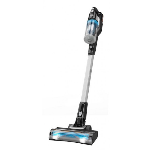 Black & Decker BHFEB520D1-QW stick vacuum/electric broom Battery Dry Cyclonic Bagless Black, Silver, Transparent 2 Ah