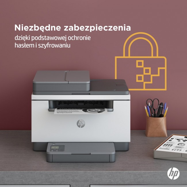 HP LaserJet MFP M234sdn Printer, Black and white, Printer for Small office, Print, copy, scan, Scan to email Scan to PDF Compact Size Energy Efficient Fast 2 sided printing 40-sheet ADF