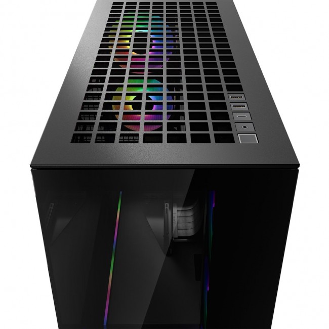 ARCTIC Xtender VG (Mirror Black) Premium E-ATX PC Case with Vertical GPU Mounting
