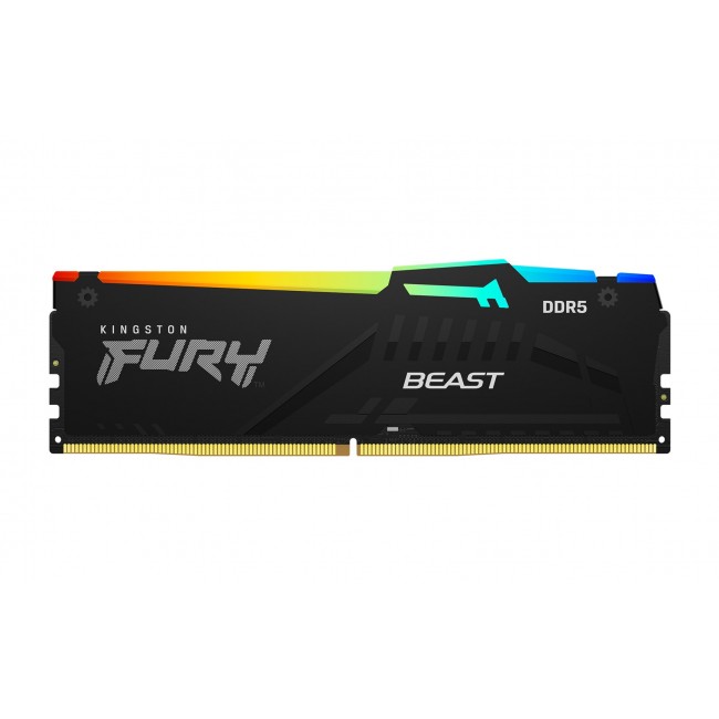 Kingston Technology FURY Beast 64GB 5600MT/s DDR5 CL40 DIMM (Kit of 2) RGB Kingston Technology FURY Beast 64GB 5600MT/s DDR5 CL40 DIMM (Kit of 2) RGB
