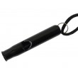 Survival whistle, aluminium , black