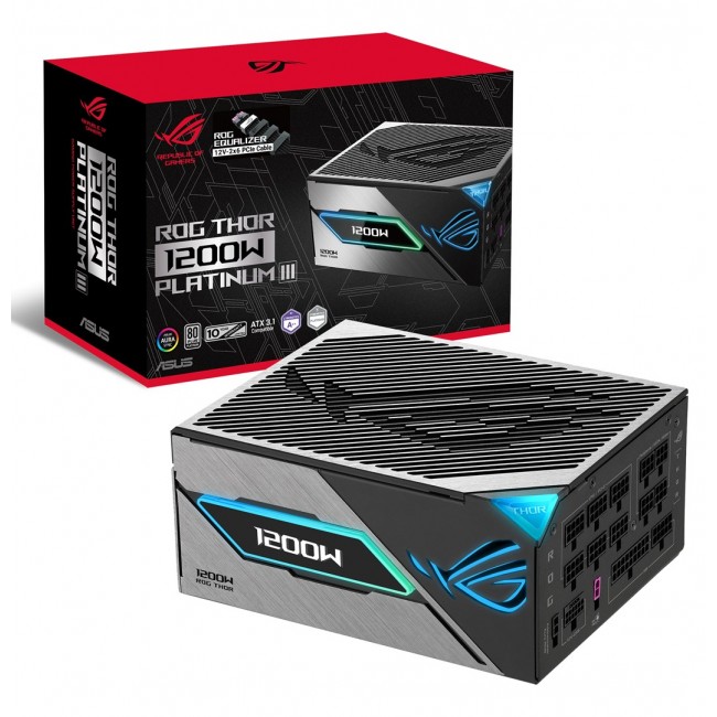 ASUS ROG -THOR-1200P3-GAMING-E power supply unit 1200 W 24-pin ATX ATX Black