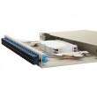Equip 24-Port Fiber Optic Splice Box, SC Duplex, OS2, 1U, Equipped, Grey