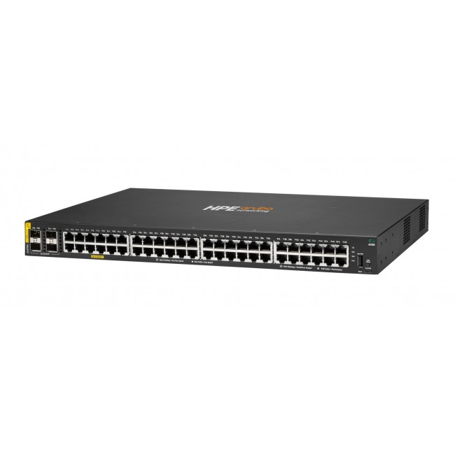 HPE Aruba 6100 Managed 48G 4SFP+ PoE+ 370W Switch HPE Aruba 6100 Managed 48G 4SFP+ PoE+ 370W Switch