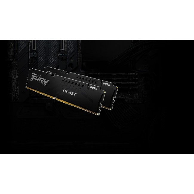 Kingston Technology FURY Beast 16GB 5200MT/s DDR5 CL40 DIMM (Kit of 2) Black