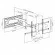 Techly ICA-PLB 490 TV mount 2.03 m (80 Techly ICA-PLB 490 TV mount 2.03 m (80