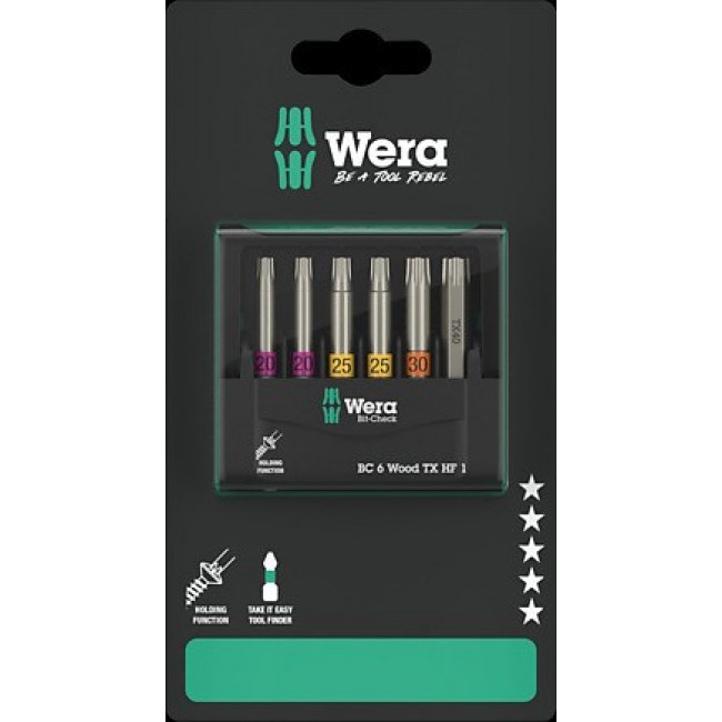 Wera 05073639001 screwdriver bit 4 pc(s)