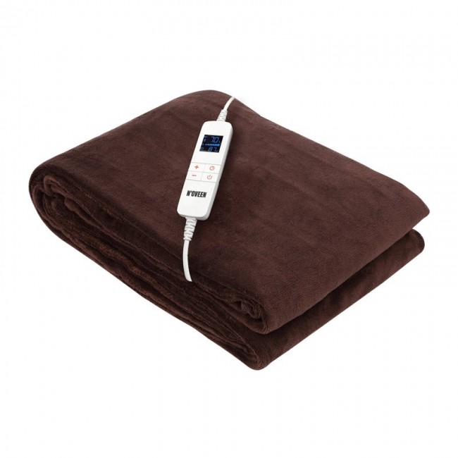 NOVEEN ELECTRIC BLANKET EB655 BROWN SUPER SOFT 180X130CM NOVEEN ELECTRIC BLANKET EB655 BROWN SUPER SOFT 180X130CM
