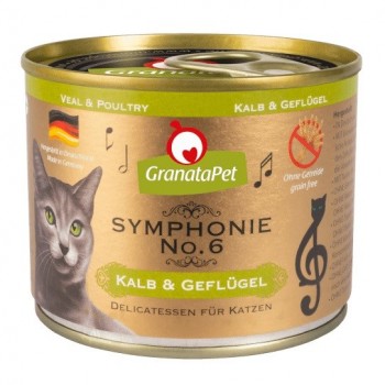 GRANATAPET Symphonie No.6 Veal and poultry - wet cat food - 200g