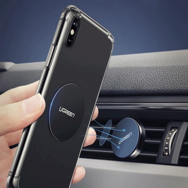 Ugreen metal plates for magnetic phone holders, 2 pcs. LP123 (black) Ugreen metal plates for magnetic phone holders, 2 pcs. LP123 (black)