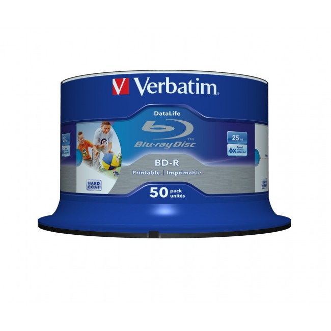 Verbatim 43812 blank Blu-Ray disc BD-R 25 GB 50 pc(s) Verbatim 43812 blank Blu-Ray disc BD-R 25 GB 50 pc(s)