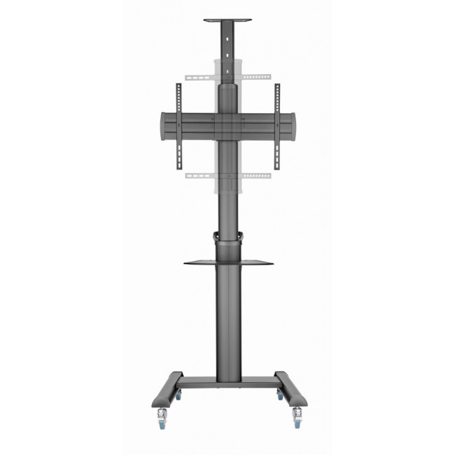 Gembird TVS-70T-02 Aluminum TV floor stand with caster wheels, 37