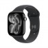 Apple Watch Series 11 GPS + Cellular 46mm Space Grey Aluminium Case with Black Sport Band - S/M