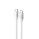 Havit CB6290 - USB Type C to USB Type C cable, 1 m (white/grey)