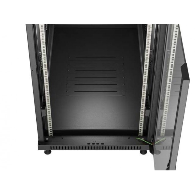Lanberg FF01-6222-12B rack cabinet 22U Freestanding rack Black Lanberg FF01-6222-12B rack cabinet 22U Freestanding rack Black