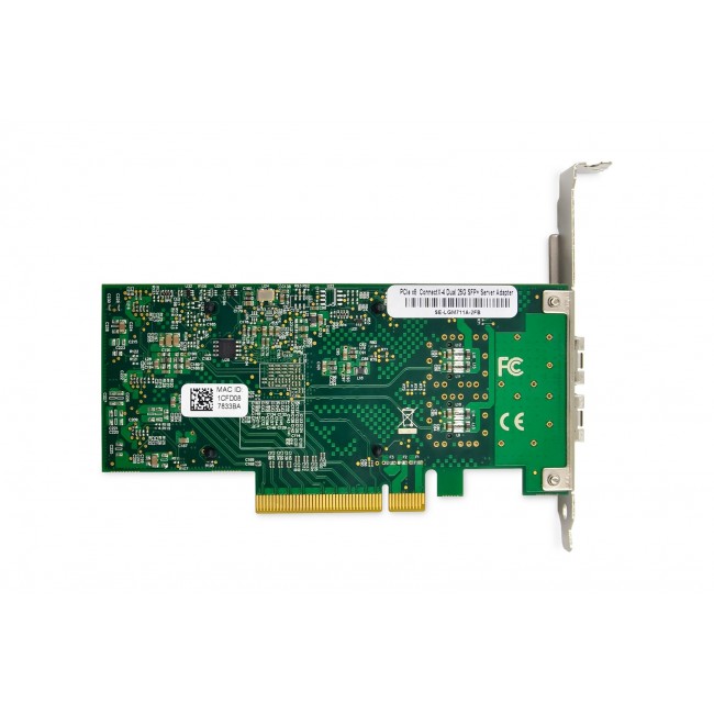 Digitus 2 port 25 Gigabit Ethernet network card, SFP28, PCI Express, Mellanox chipset Digitus 2 port 25 Gigabit Ethernet network card, SFP28, PCI Express, Mellanox chipset